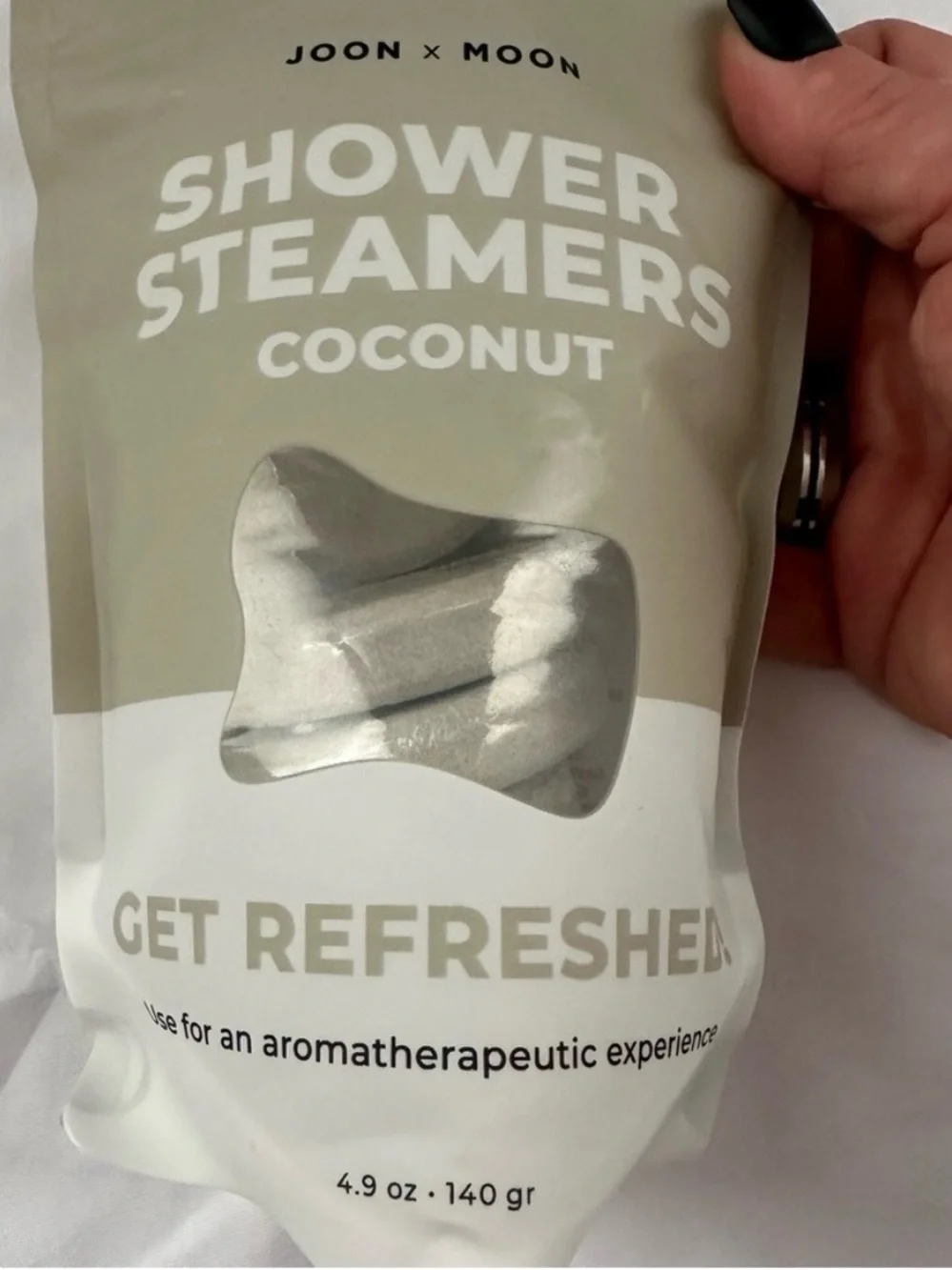 Joon x Moon Coconut Shower Steamers - Cocoa & Shea Butters (7 Tablets) 4.9oz